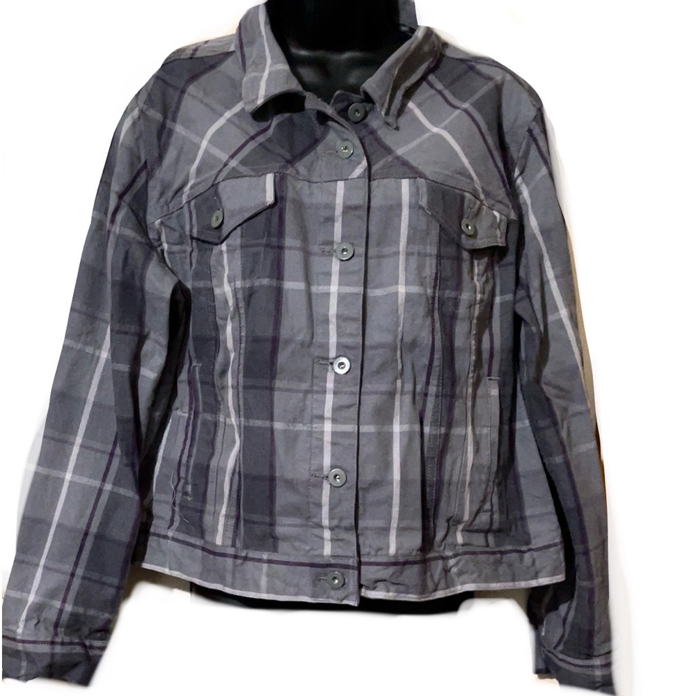 🦋CATO Gray Plaid Jacket🦋